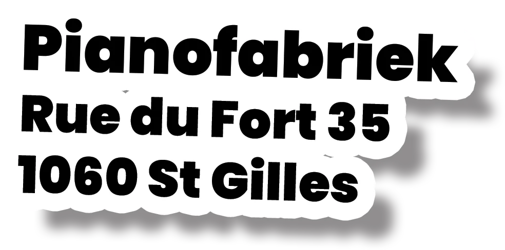 affiche forum 0001s 0001 Pianofabriek Rue du Fort 35 1060 St Gilles