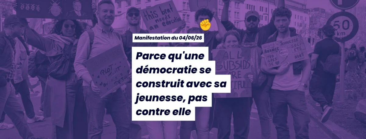 Parce qu'une démocratie se construit avec sa jeunesse, pas contre elle
